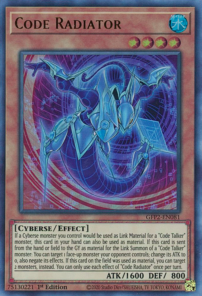 Code Radiator [GFP2-EN081] Ultra Rare Yu-Gi-Oh!