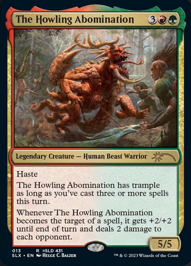 The Howling Abomination [Secret Lair: Universes Within] Magic: The Gathering