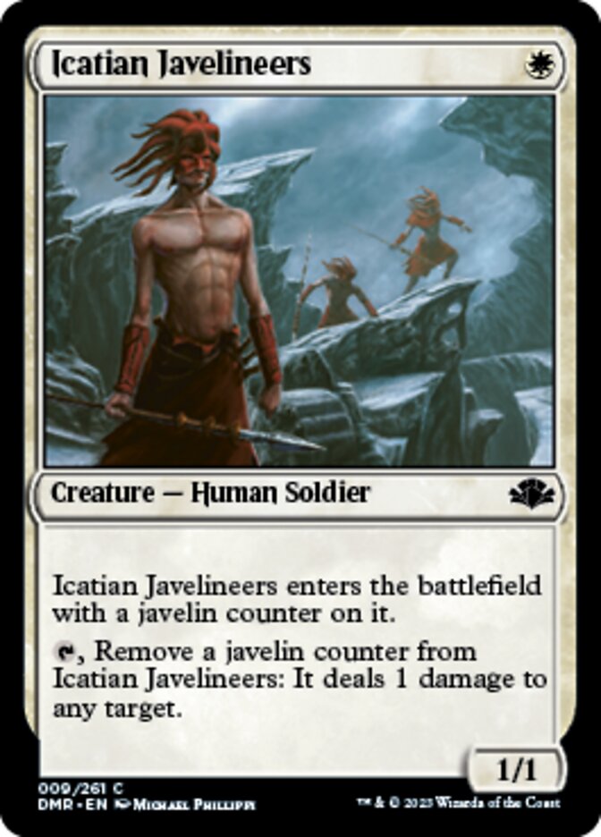 Icatian Javelineers [Dominaria Remastered] Magic: The Gathering