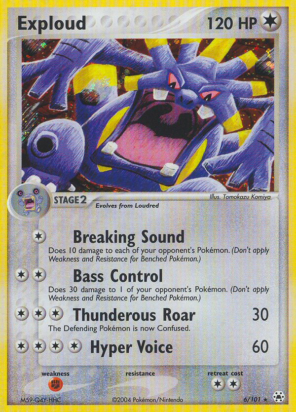 Exploud (6/101) [EX: Hidden Legends] Pokémon