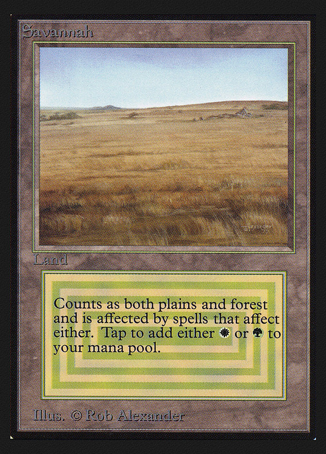 Savannah [International Collectors' Edition] Magic: The Gathering