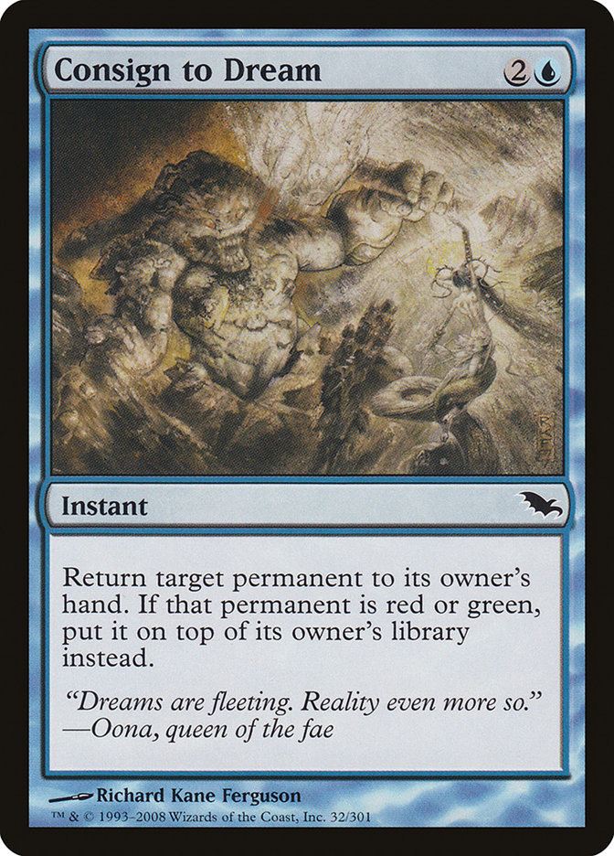 Consign to Dream [Shadowmoor] Magic: The Gathering