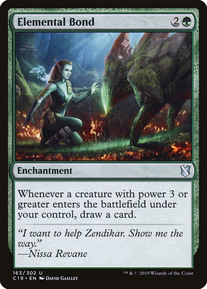 Elemental Bond [Commander 2019] Magic: The Gathering