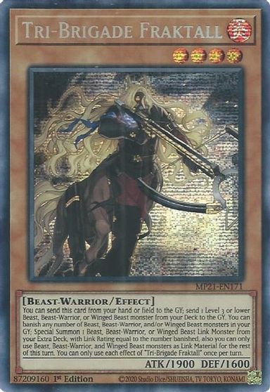 Tri-Brigade Fraktall [MP21-EN171] Prismatic Secret Rare Yu-Gi-Oh!