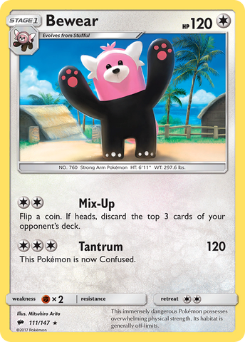 Bewear (111/147) [Sun & Moon: Burning Shadows] Pokémon