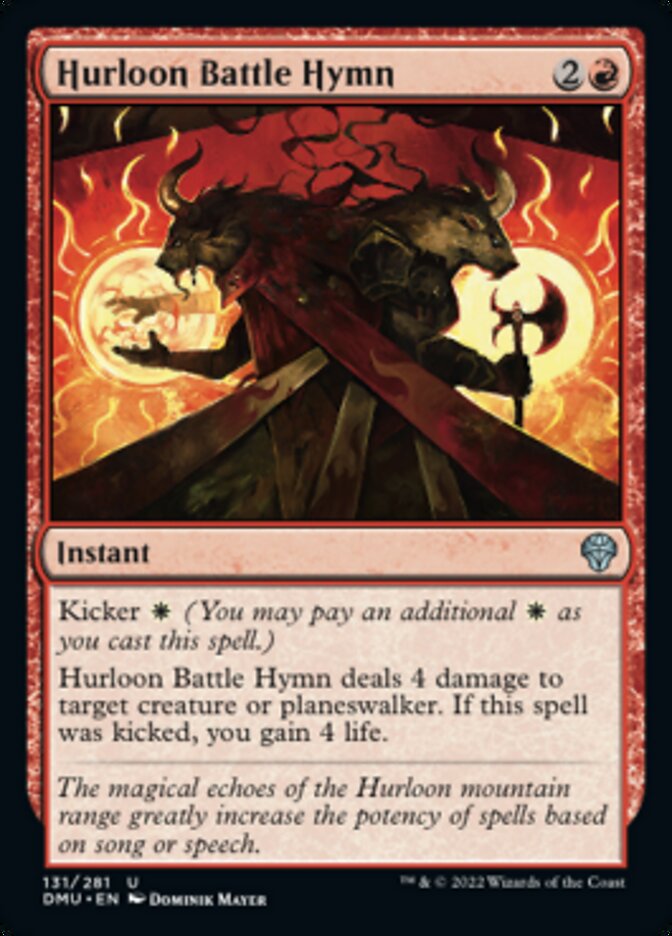 Hurloon Battle Hymn [Dominaria United] Magic: The Gathering