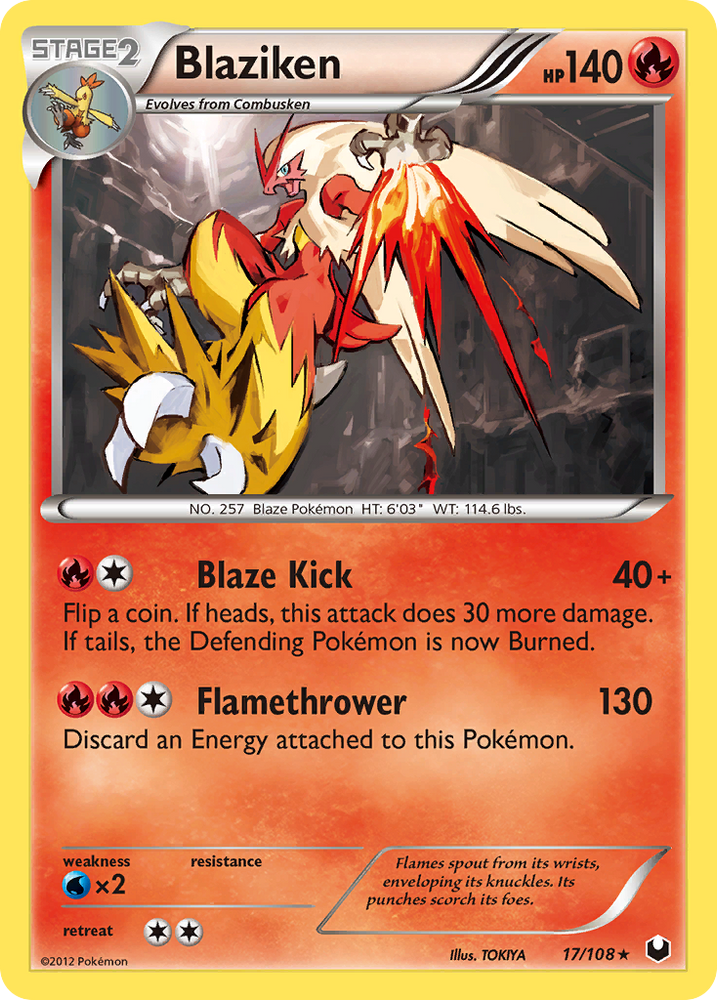 Blaziken (17/108) [Black & White: Dark Explorers] Pokémon