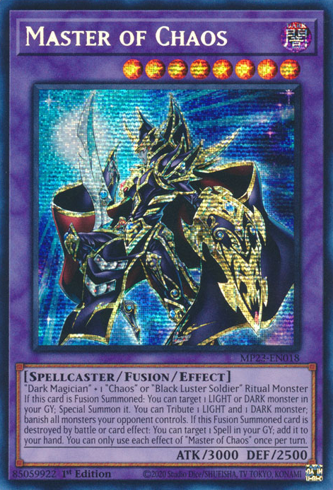 Master of Chaos [MP23-EN018] Prismatic Secret Rare Yu-Gi-Oh!