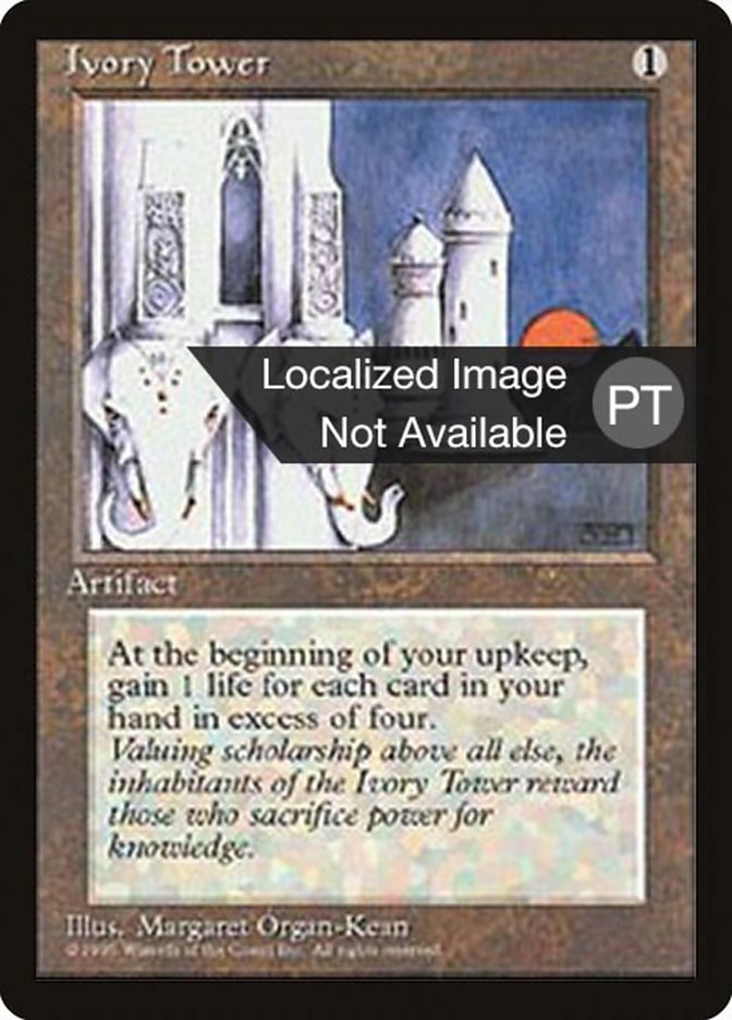 Ivory Tower [Fourth Edition (Foreign Black Border)] Magic: The Gathering