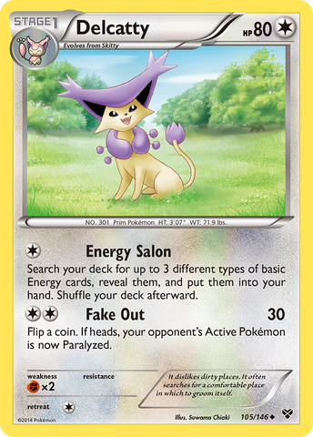 Delcatty (105/146) [XY: Base Set] Pokémon