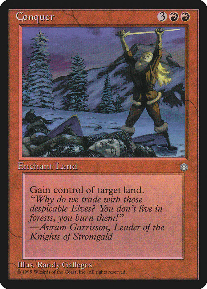 Conquer [Ice Age] Magic: The Gathering