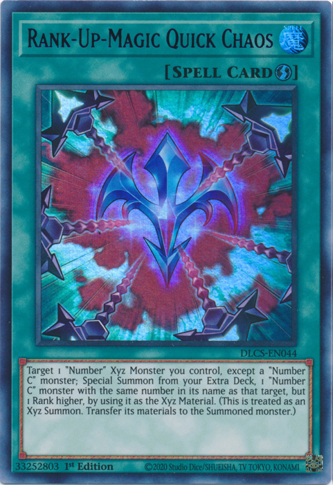 Rank-Up-Magic Quick Chaos (Blue) [DLCS-EN044] Ultra Rare Yu-Gi-Oh!