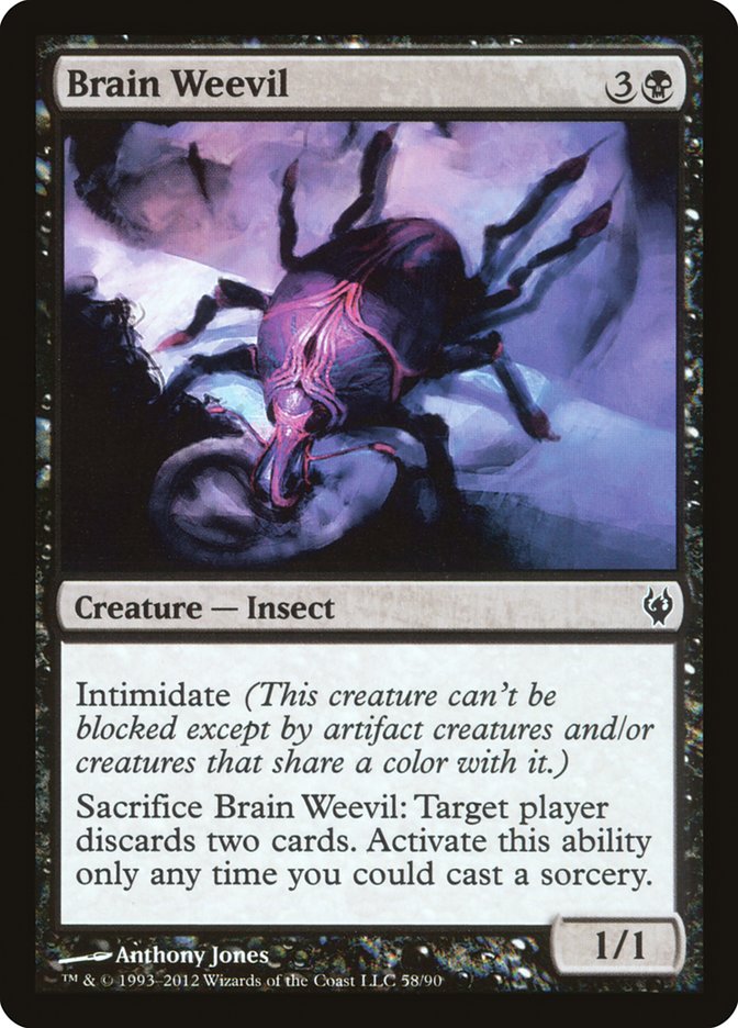 Brain Weevil [Duel Decks: Izzet vs. Golgari] Magic: The Gathering