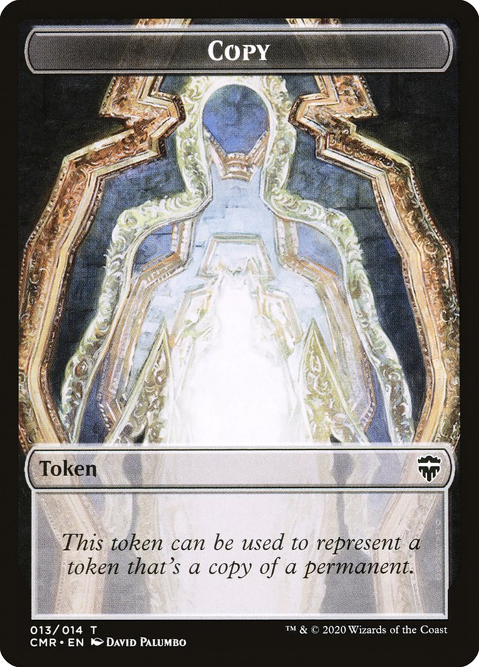 Copy (013) // Elf Warrior Double-Sided Token [Commander Legends Tokens] Magic: The Gathering
