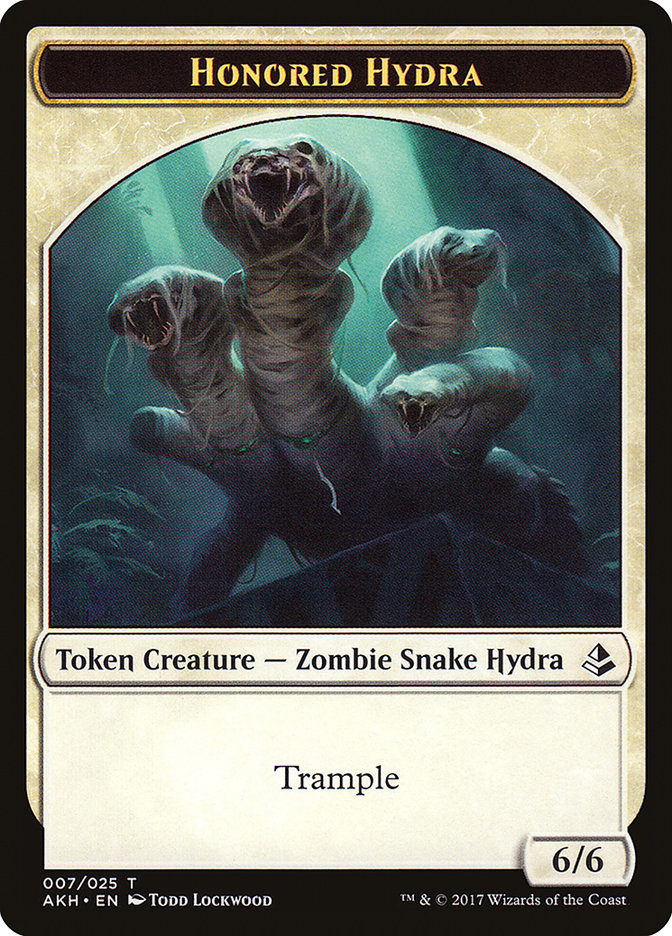 Honored Hydra Token [Amonkhet Tokens] Magic: The Gathering