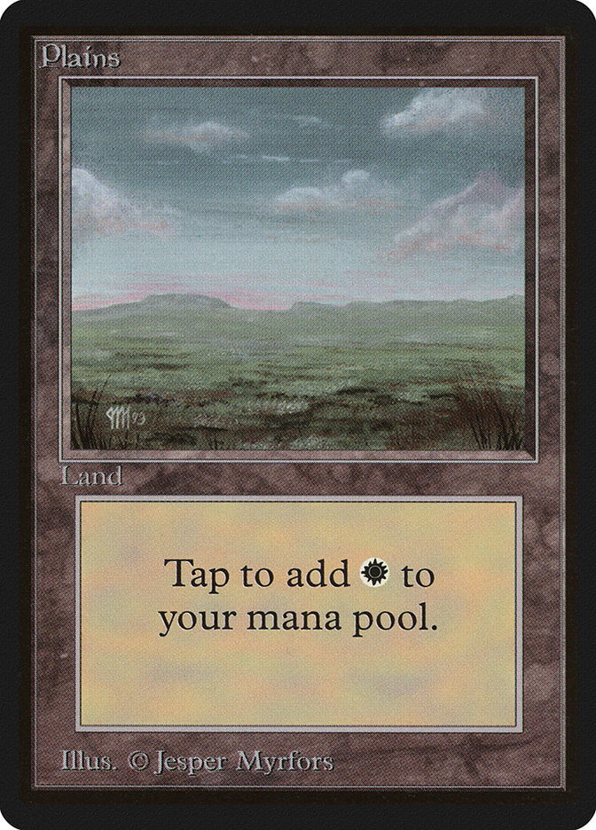 Plains (290) [Beta Edition] Magic: The Gathering