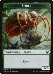 Human Soldier // Spider Double-Sided Token [Theros Beyond Death Tokens] Magic: The Gathering