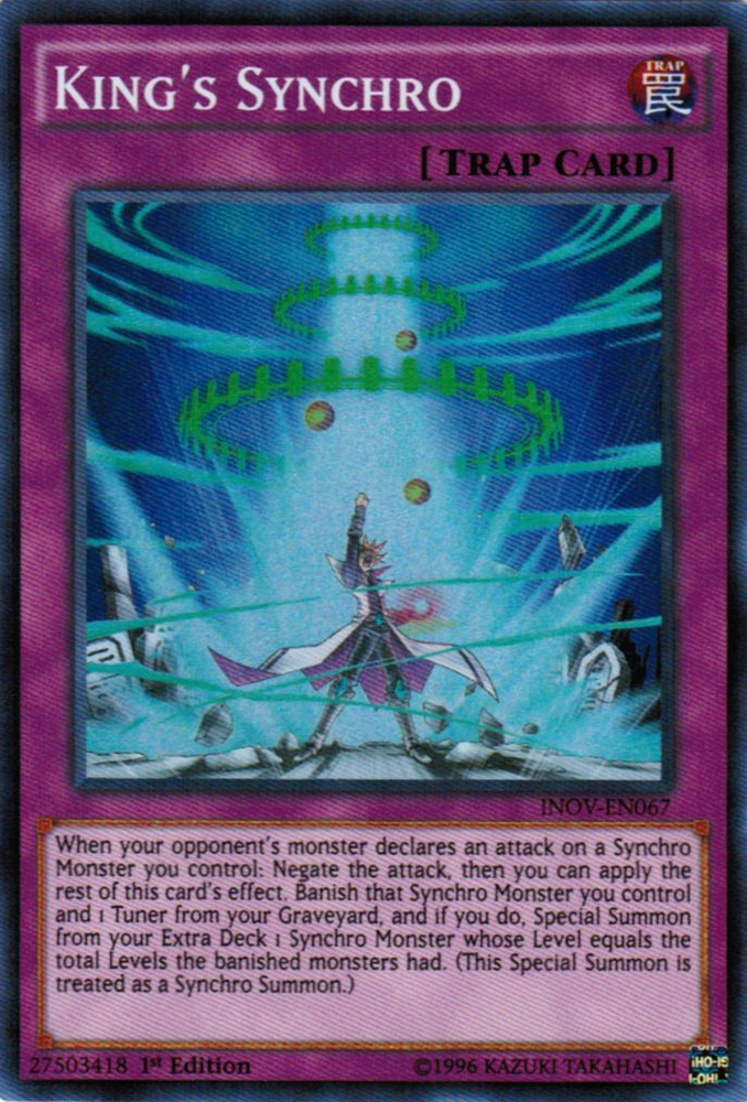 King's Synchro [INOV-EN067] Super Rare Yu-Gi-Oh!