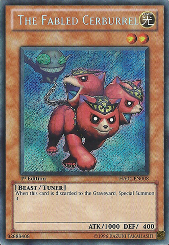 The Fabled Cerburrel [HA04-EN008] Secret Rare Yu-Gi-Oh!