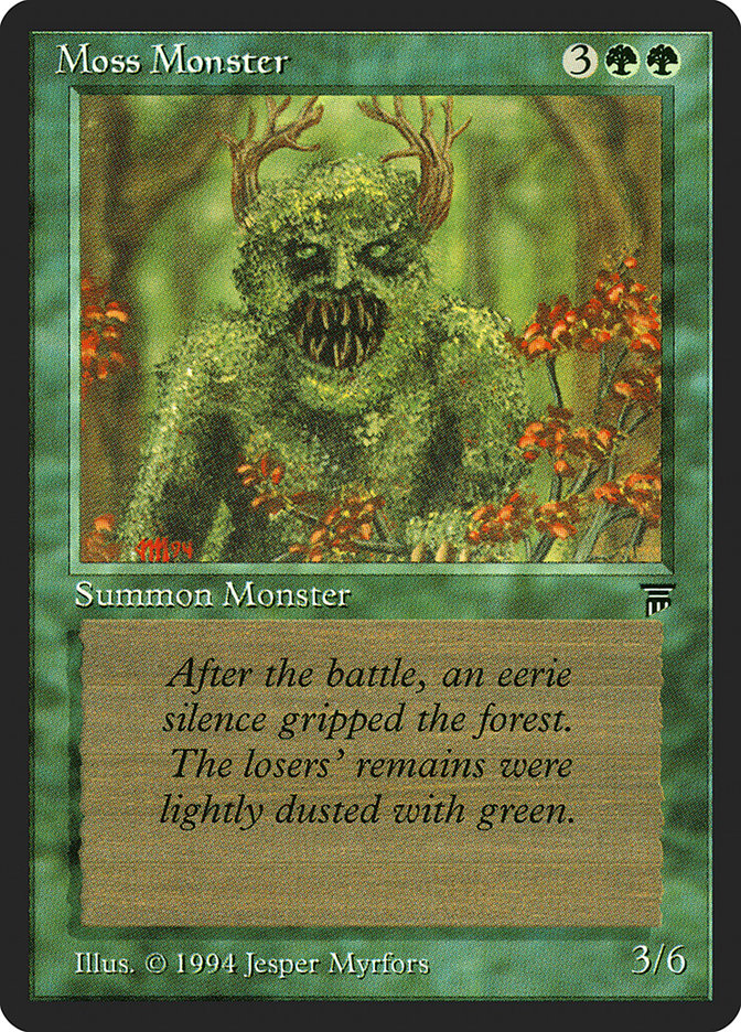 Moss Monster [Legends] Magic: The Gathering