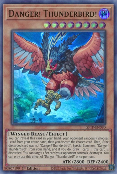 Danger! Thunderbird! [GFTP-EN090] Ultra Rare Yu-Gi-Oh!