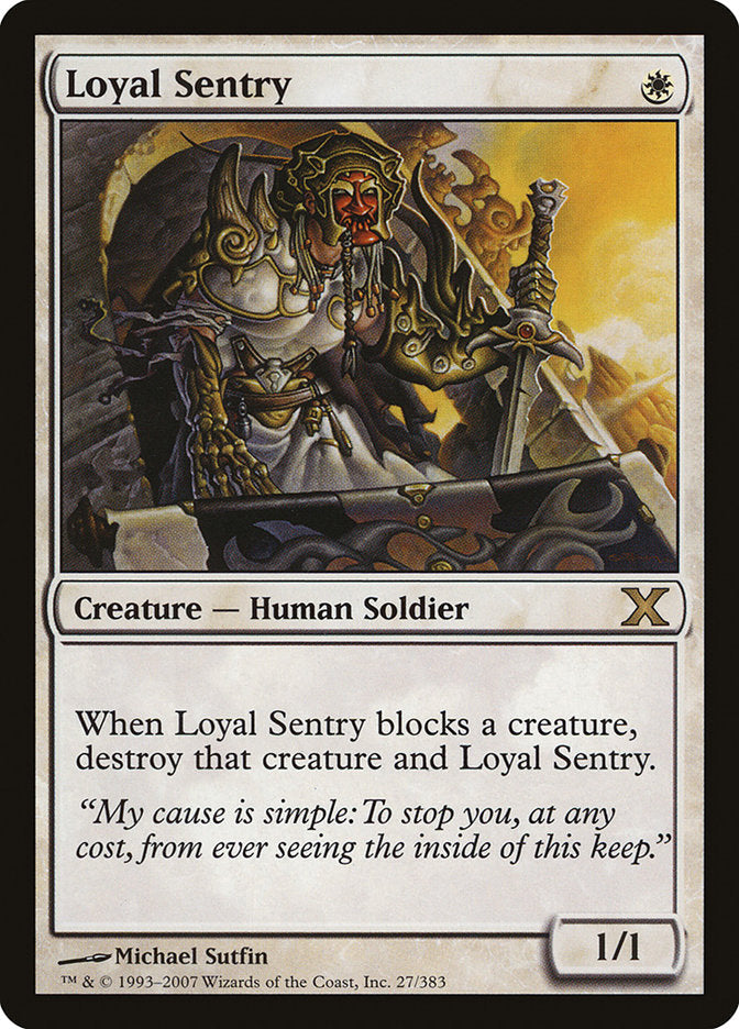 Loyal Sentry [Tenth Edition] Magic: The Gathering