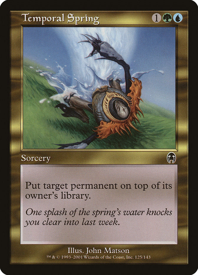 Temporal Spring [Apocalypse] Magic: The Gathering
