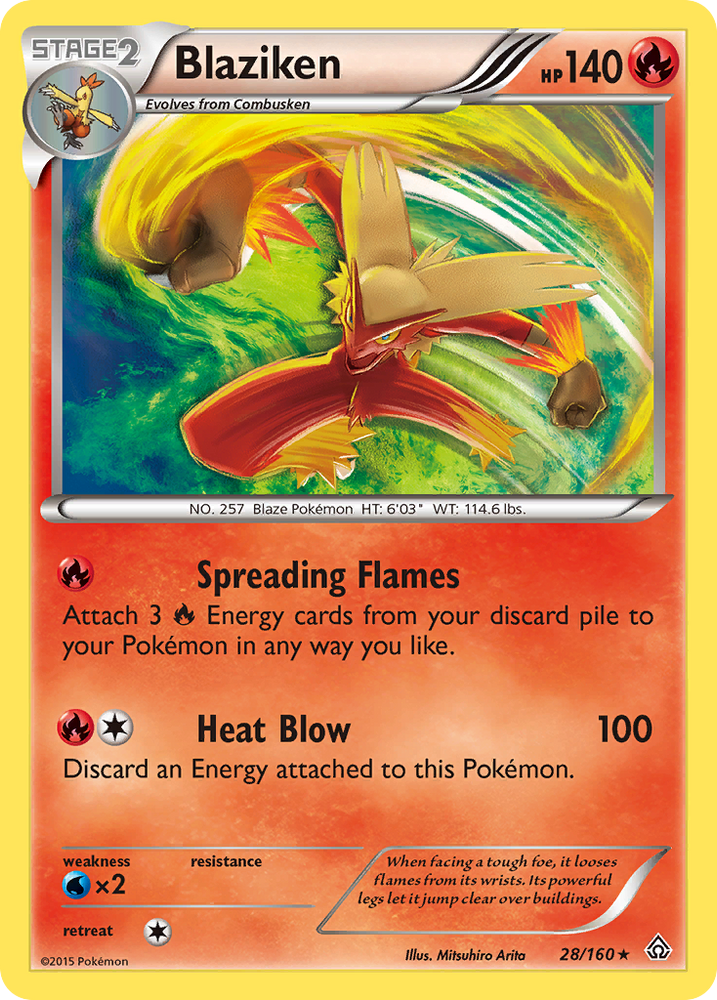 Blaziken (28/160) [XY: Primal Clash] Pokémon