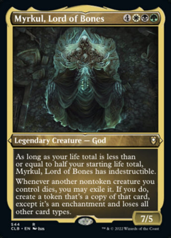 Myrkul, Lord of Bones (Foil Etched) [Commander Legends: Battle for Baldur's Gate] Magic: The Gathering