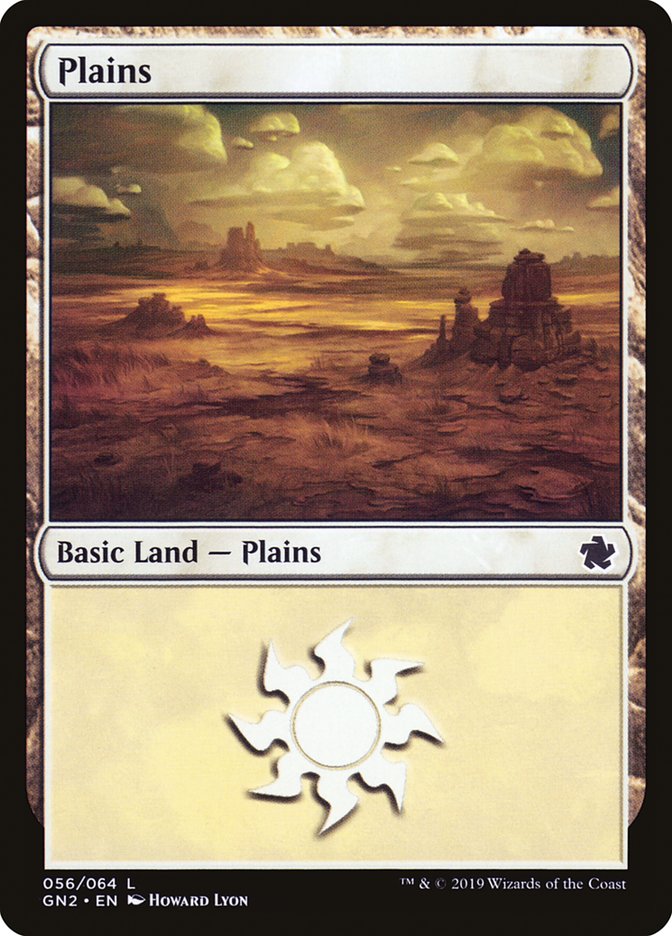 Plains (56) [Game Night 2019] Magic: The Gathering