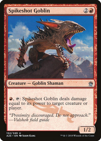 Spikeshot Goblin [Masters 25] Magic: The Gathering