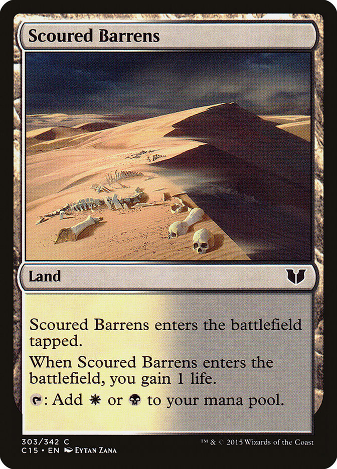 Scoured Barrens [Commander 2015] Magic: The Gathering