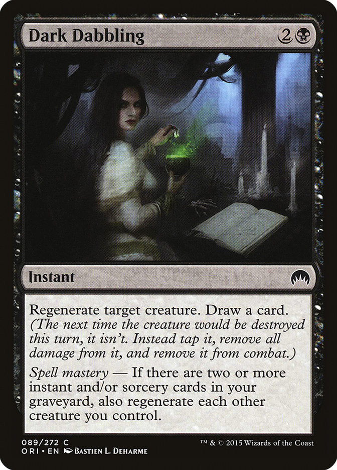 Dark Dabbling [Magic Origins] Magic: The Gathering