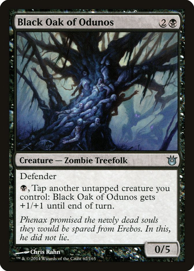 Black Oak of Odunos [Born of the Gods] Magic: The Gathering