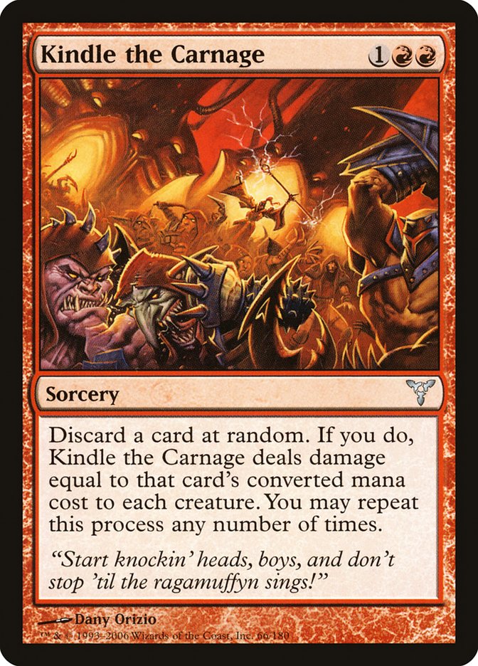 Kindle the Carnage [Dissension] Magic: The Gathering
