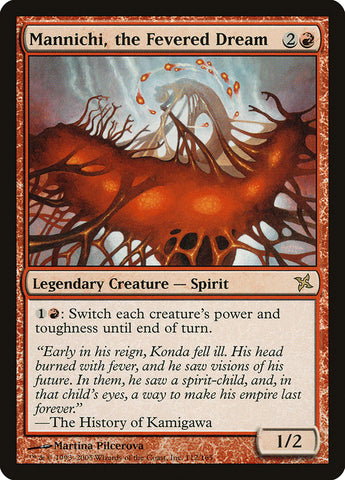Mannichi, the Fevered Dream [Betrayers of Kamigawa] Magic: The Gathering