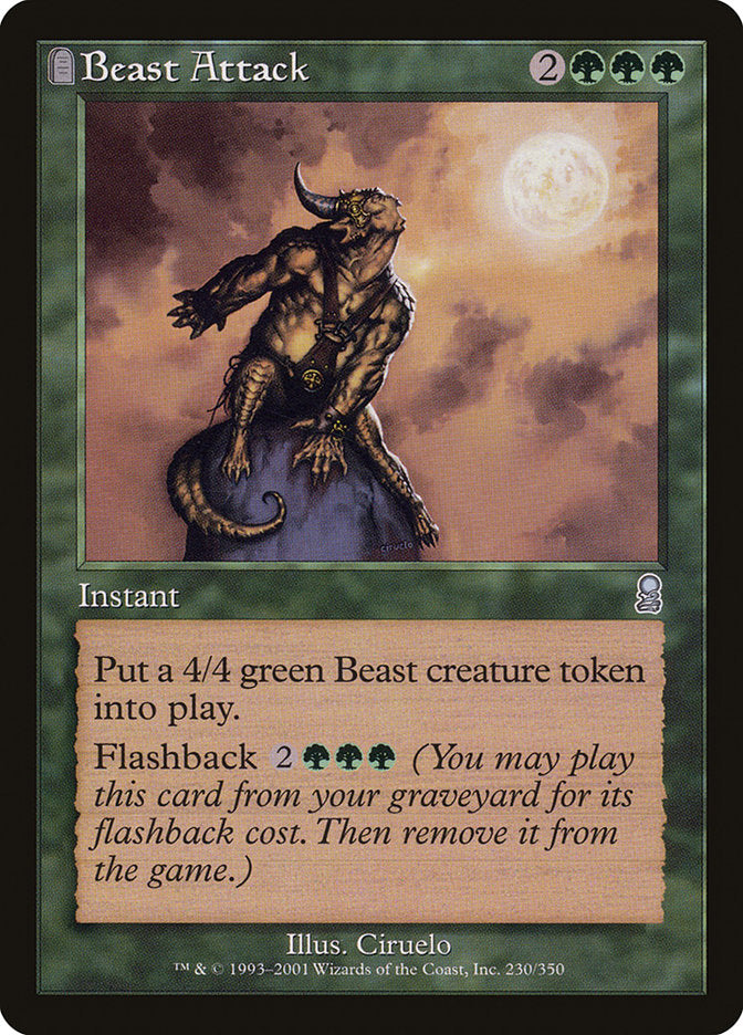 Beast Attack [Odyssey] Magic: The Gathering