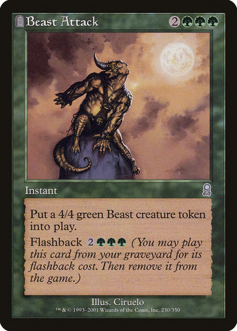 Beast Attack [Odyssey] Magic: The Gathering