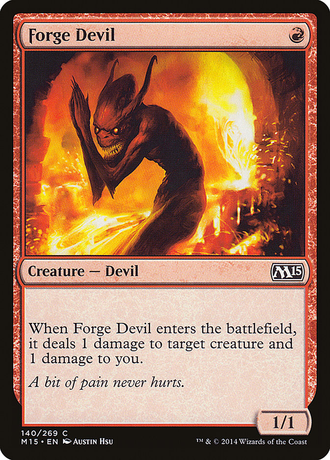 Forge Devil [Magic 2015] Magic: The Gathering