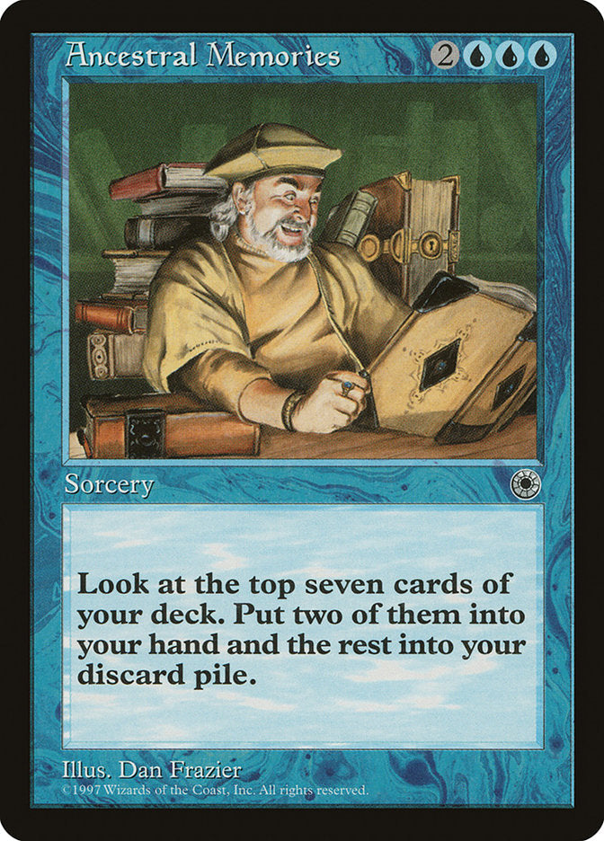 Ancestral Memories [Portal] Magic: The Gathering