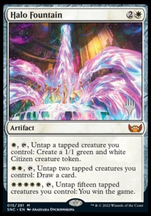 Halo Fountain (Promo Pack) [Streets of New Capenna Promos] Magic: The Gathering