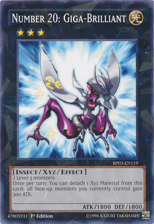 Number 20: Giga-Brilliant [ZTIN-ENV02] Ultimate Rare Yu-Gi-Oh!