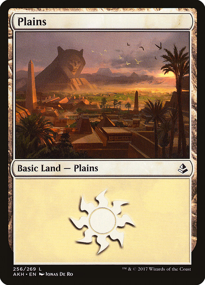 Plains (256) [Amonkhet] Magic: The Gathering