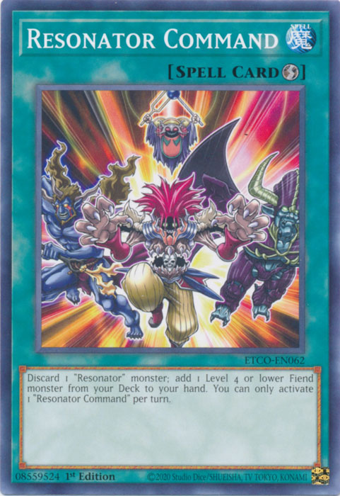 Resonator Command [ETCO-EN062] Common Yu-Gi-Oh!