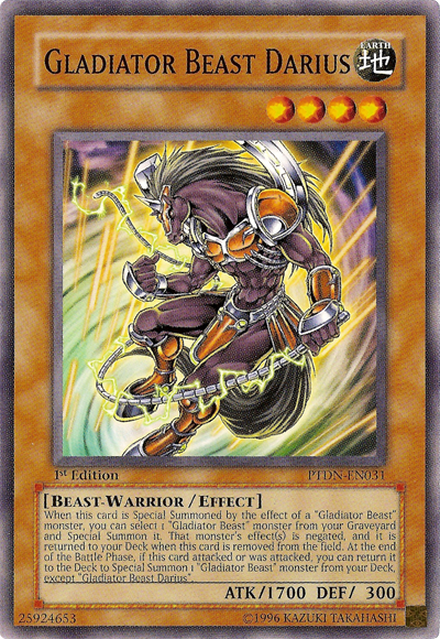 Gladiator Beast Darius [PTDN-EN031] Common Yu-Gi-Oh!