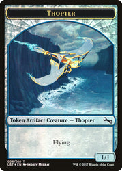 Thopter // Thopter Double-Sided Token [Unstable Tokens] Magic: The Gathering