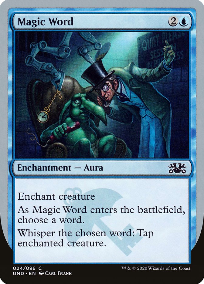 Magic Word [Unsanctioned] Magic: The Gathering