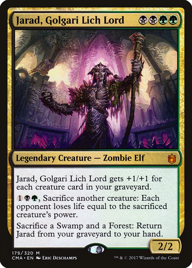 Jarad, Golgari Lich Lord [Commander Anthology] Magic: The Gathering