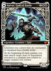 Halvar, God of Battle // Sword of the Realms (Showcase) [Kaldheim] Magic: The Gathering
