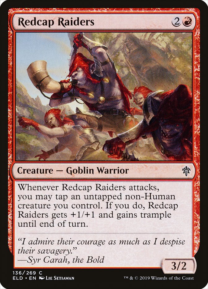 Redcap Raiders [Throne of Eldraine] Magic: The Gathering
